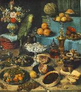 FLEGEL, Georg Still-life with Parrot fdg USA oil painting reproduction
